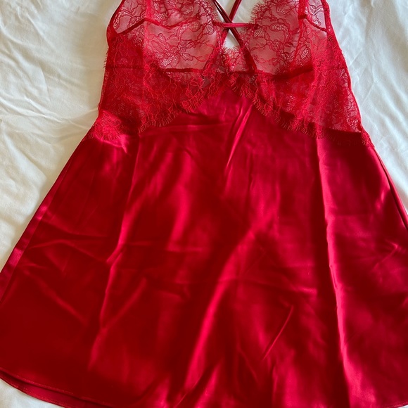 Red Lace Long Nightgown by  Victoria's Secret main image 1